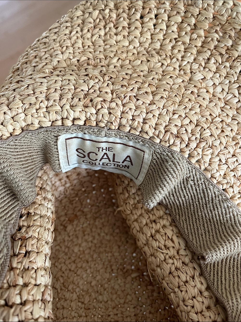 Scala Natural Straw Sun Hat